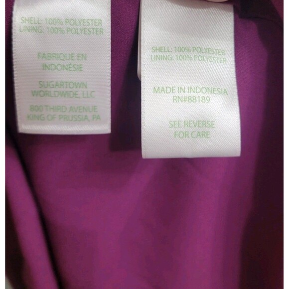 Lilly Pulitzer Deacon 3/4 Sleeve V-Neck Dress Amarena Cherry Size 2 Pockets NWT - Picture 6 of 11